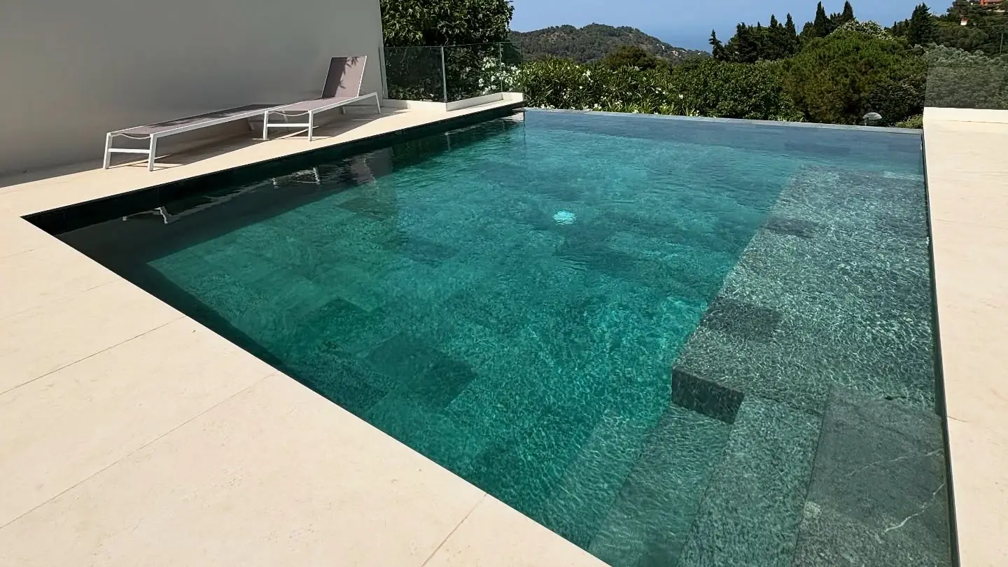 Infinity pool overlooking the Costa Brava